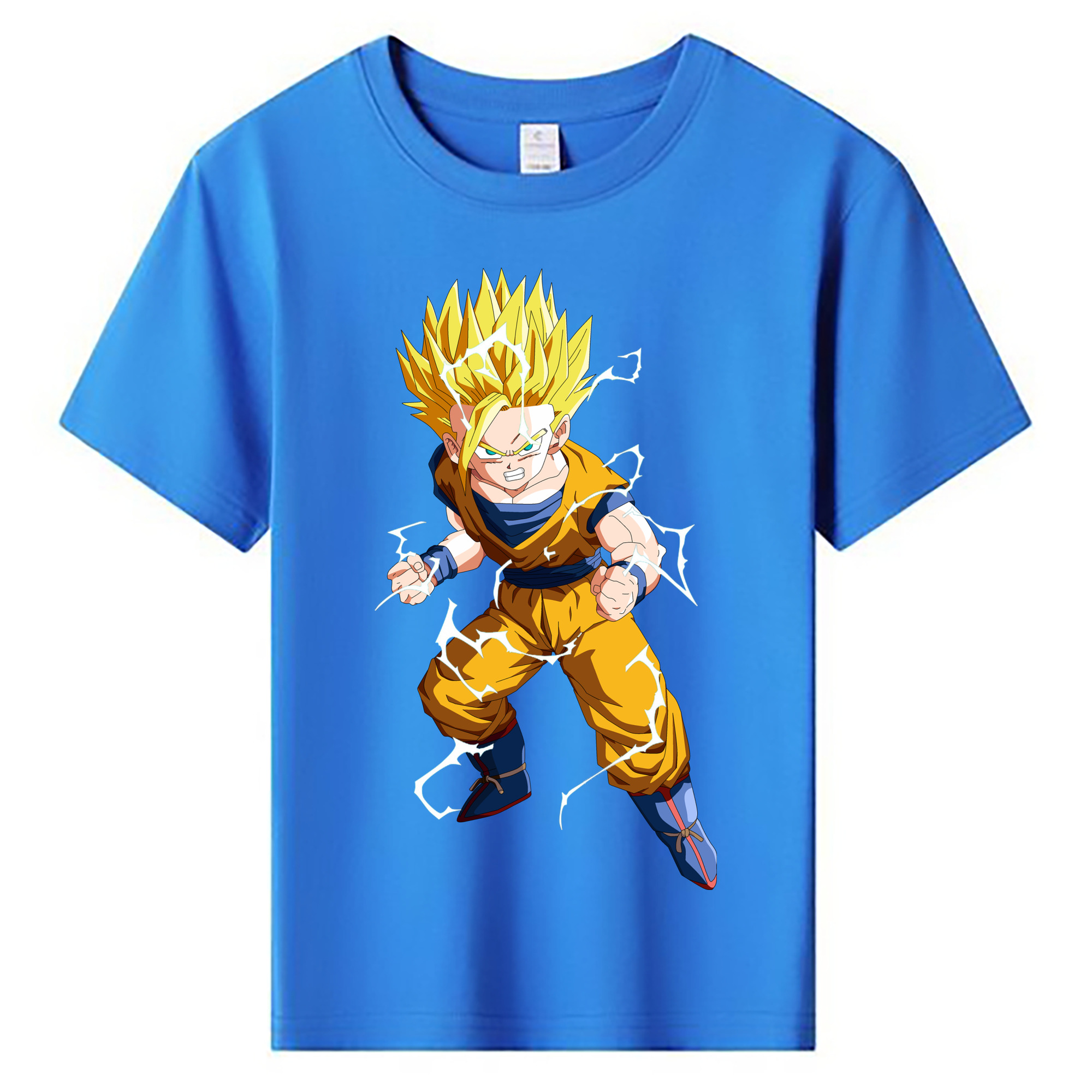 （画像用） ドラゴンボール 孫 悟飯（そんごはん）DRAGON BALL Son Gohan 綿100％キッズTシャツ（フロントプリント）